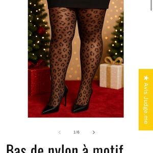 Leopard Print Tights